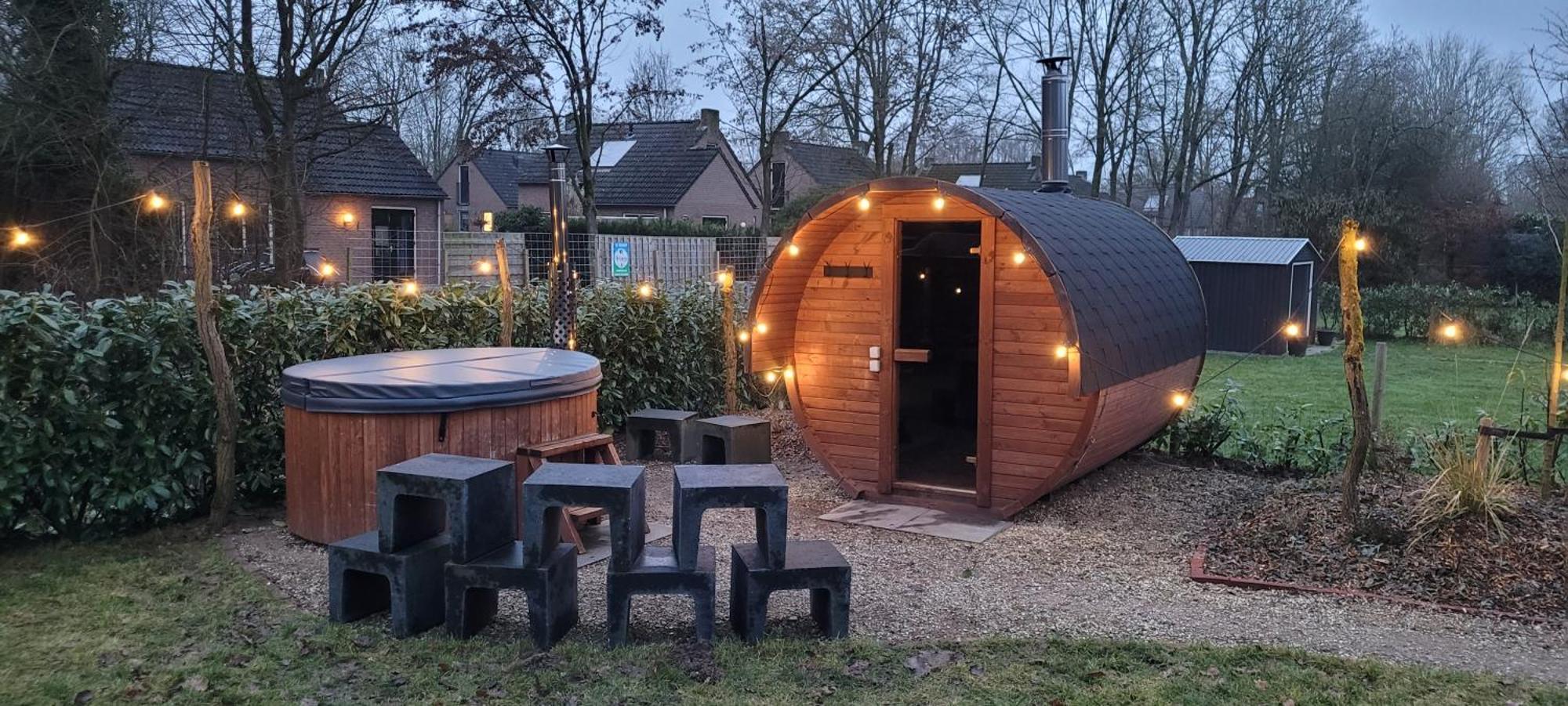 Evergreen Wellness Met Sauna & Hottub Ewijk Exterior photo